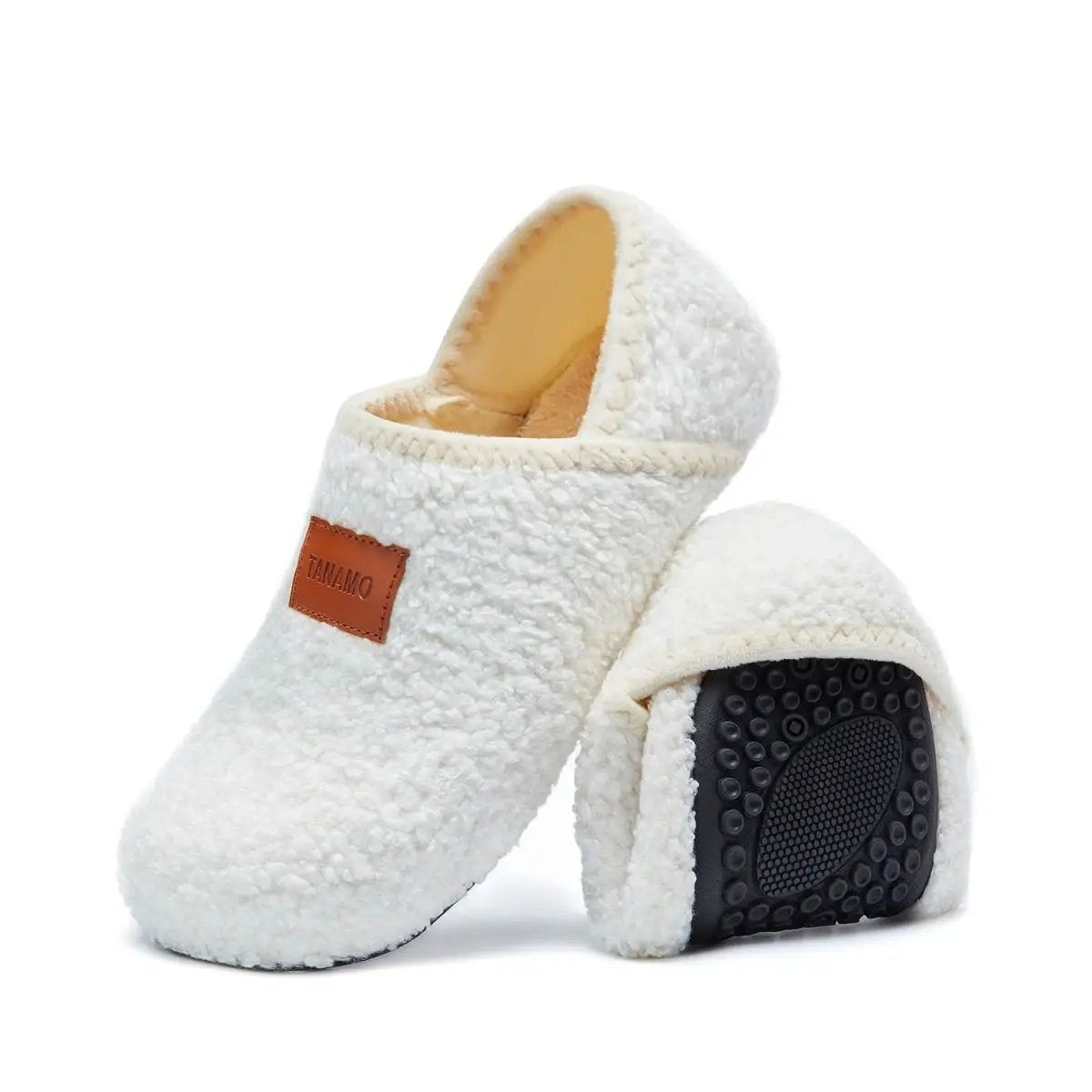 House Slippers for Women Men Indoor Barefoot Slippers Socks Furry Slip on House Shoes Cozy Comfy Slippers for Home Bedroom Travel Yoga - Love Salve